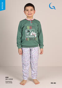 PIGIAMA BAMBINO M/L 2038 Tellini S.r.l. Ingrosso Abbigliamento